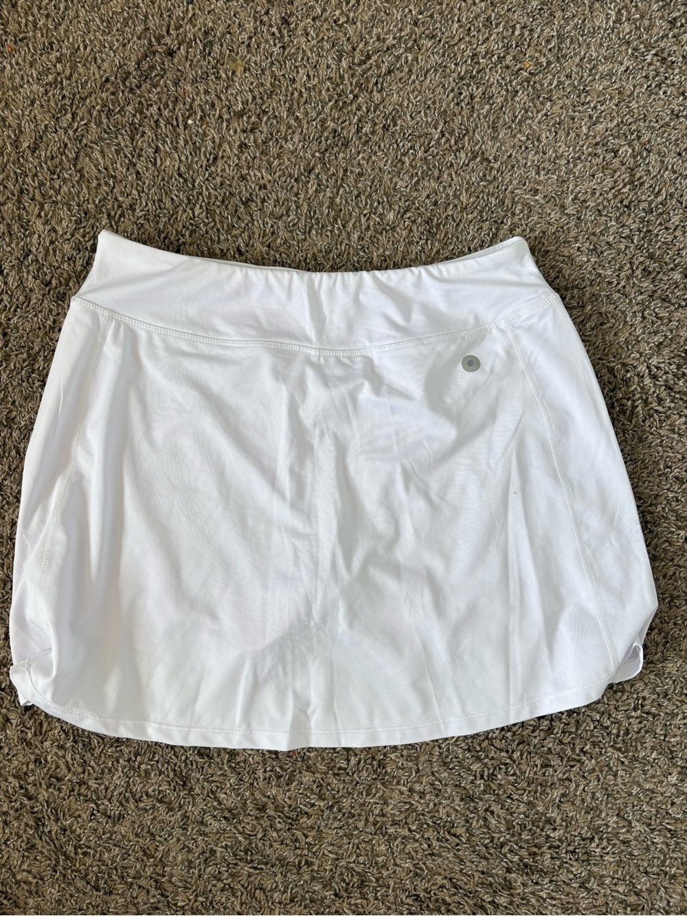 Baleaf Womens White Athletic Skort Mesh Lining Pocket Tennis Golf Running Size L - Picture 6 of 8